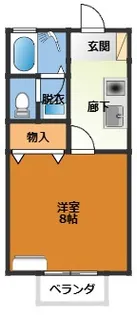 セジュールFuji B棟【2階】の間取り