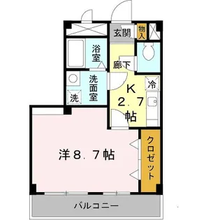 グレース パラシオン【2階】の間取り