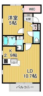 スクエア学芸大【3階】の間取り