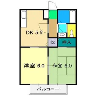 津ノ宮ガーデン【2階】の間取り