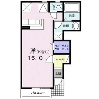 クレイドル【1階】の間取り