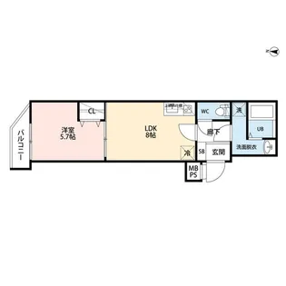 Benoit NAKANO【2階】の間取り