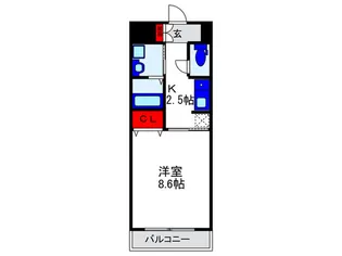 アジュール豊中本町【1階】の間取り
