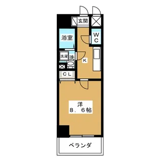 PlatinumOzone【7階】の間取り