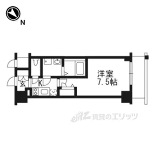 エスリード京都吉祥院【1階】の間取り