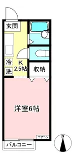 エスペランサ【2階】の間取り
