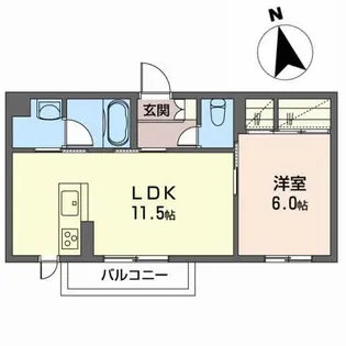 シャーメゾンすみれ【2階】の間取り