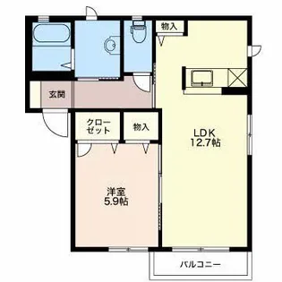 スカリエッティ【2階】の間取り