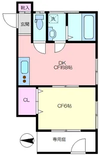 ハイム羽田【1階】の間取り
