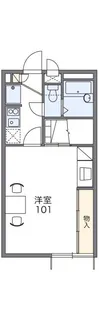 レオパレスひまわり【1階】の間取り