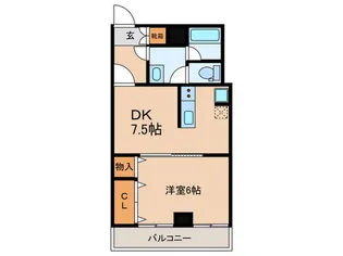 北馬込アパートメント【2階】の間取り