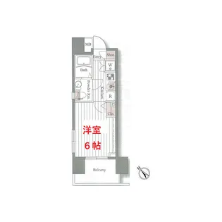 ドゥーエ大森【3階】の間取り