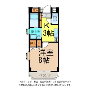 ルミウス喜多川II【2階】の間取り