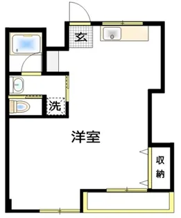 大光ハイツ【3階】の間取り