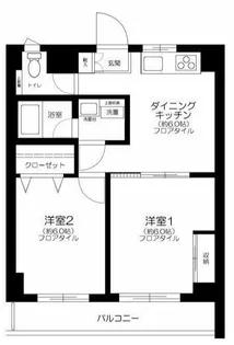 第五サンキビル【2階】の間取り