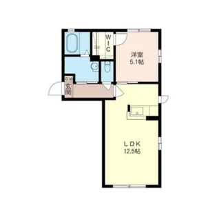 ラ・メゾン・イッコク A【1階】の間取り