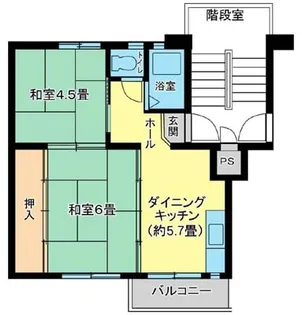藤沢四ツ辻 2号棟【4階】の間取り