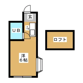 エステハイツ富士見台 A【2階】の間取り