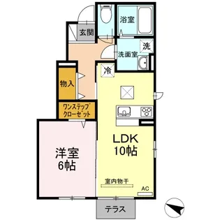 セゾン【1階】の間取り