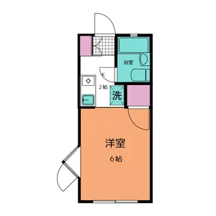 コスモハイム【1階】の間取り