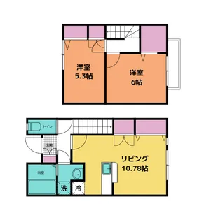 ラルシェ弐番館の間取り
