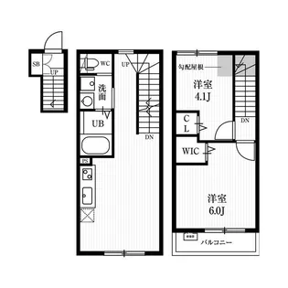 ミハス祐天寺の間取り