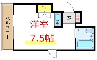 小泉ハイツ【3階】の間取り