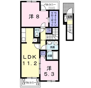 グラン・コンフォールA【2階】の間取り