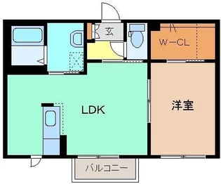 ラ・エトワール(ShaMaison)A【1階】の間取り