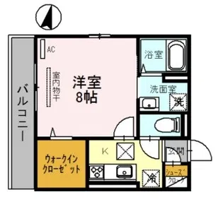 スチール立山【1階】の間取り