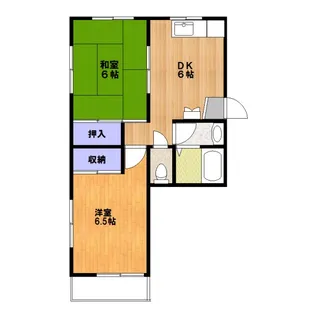ルミエール中山 B棟【2階】の間取り