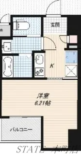 ArtizA森ノ宮D.C.【5階】の間取り