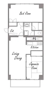 ニューキャッスル麻布【2階】の間取り