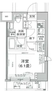 ルフレプレミアム芝公園【8階】の間取り