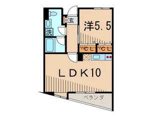 BELLE SIESTE【1階】の間取り