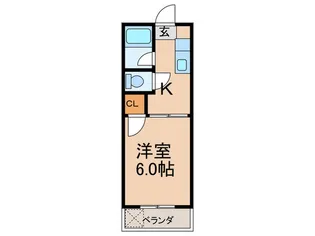 高良山ハイツ【3階】の間取り