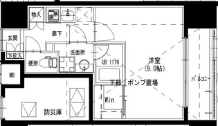 S-RESIDENCE曳舟【1階】の間取り