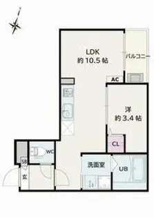 Jack kamishigeharaII【3階】の間取り