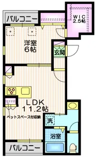 グラン碑文谷A【4階】の間取り