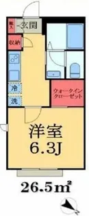 セゾンヒル【1階】の間取り