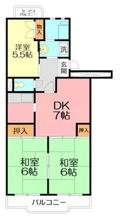 エクレール西湘【1階】の間取り