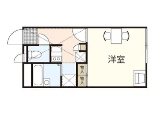 レオパレスリズエール【1階】の間取り