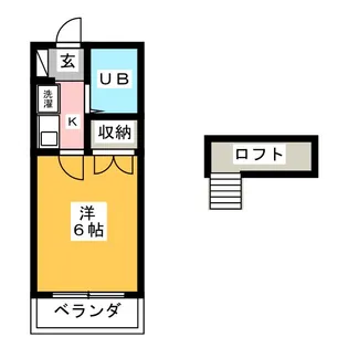 ビバリーシャロン【2階】の間取り