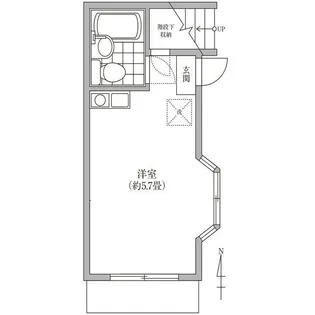 レトロ桜上水【1階】の間取り