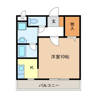 メゾン トルヴェール【1階】の間取り