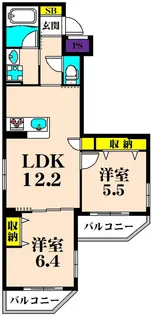 Lien(リアン)【1階】の間取り