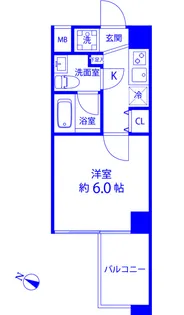 マーレ横浜白金【3階】の間取り