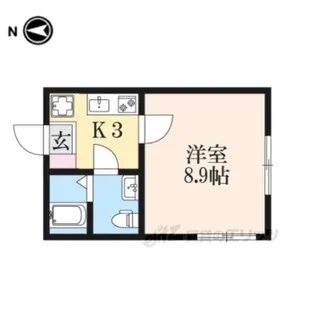 A&MCOURTMOMOYAMA【1階】の間取り