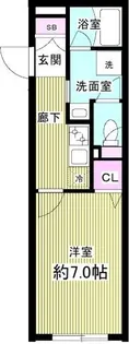 スタンズ神楽坂【3階】の間取り