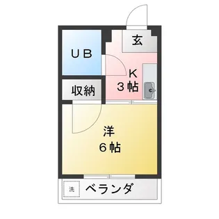 パークサイド豊岡【2階】の間取り